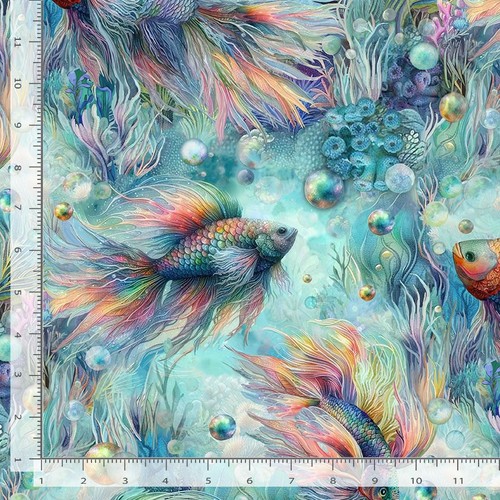 Nautical fabric oceana - nautical, |